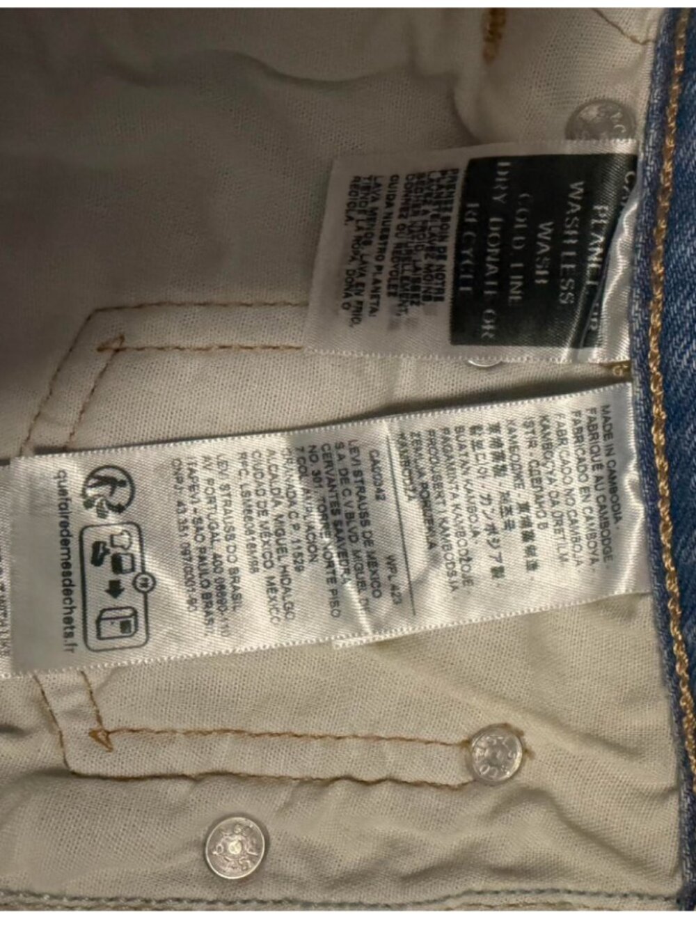 Levi's 90's 501 Jeans sz 29 - Picture 4 of 5